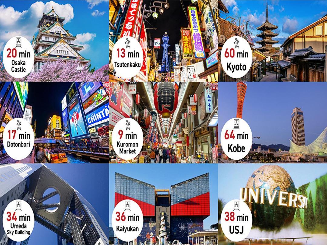 Nipponbashi Crystal Hotel Oszaka Kültér fotó